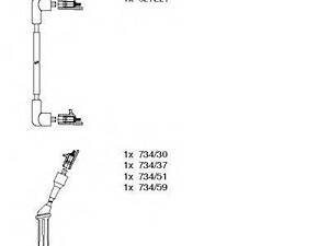 Комплект проводов зажигания BREMI 600251 на SAAB 900 Наклонная задняя часть