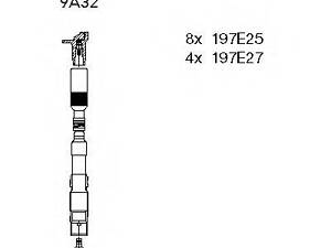 Комплект дротів запалення BREMI 9A32 на MERCEDES-BENZ E-CLASS седан (W210)