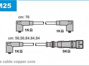 Комплект проводов зажигания JANMOR ABM25 на VW TRANSPORTER / CARAVELLE Mk IV автобус (70XB, 70XC, 7DB, 7DW)