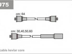Комплект проводов зажигания JANMOR ABU75 на VW SHARAN (7M8, 7M9, 7M6)
