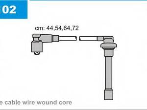 Комплект проводов зажигания JANMOR JP102 на HONDA BALLADE IV Наклонная задняя часть (EC, ED, EE)
