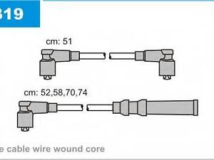 Комплект проводов зажигания JANMOR JP319 на MAZDA ETUDE III Наклонная задняя часть (BF)