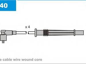 Комплект проводов зажигания JANMOR RB40 на RENAULT TWINGO II (CN0_)