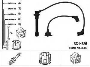 Комплект проводов зажигания NGK 3386 на HONDA ACCORD Mk VII купе (CG)