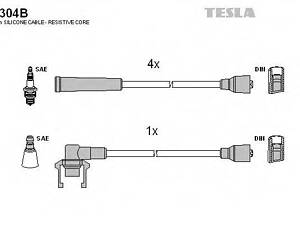 Комплект дротів запалення TESLA T304B на RENAULT SUPER 5 (B/C40_)