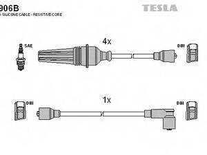 Комплект проводів запалювання TESLA T906B на PEUGEOT 205 (741A/C)