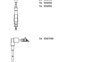 Комплект проводов зажигания
