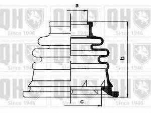 Комплект пыльника, приводной вал QUINTON HAZELL QJB1126 на RENAULT ESPACE Mk III (JE0_)