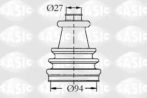 Комплект пыльника SASIC