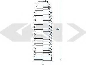 Комплект пылника SPIDAN 84133 на FORD MONDEO IV Turnier (BA7)