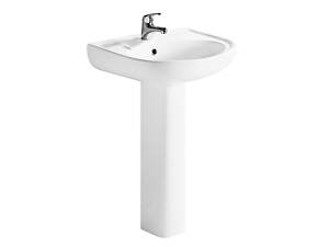 Комплект раковина + ніжка RAK Ceramics Cynthia Wash Basin (57 см) Білий