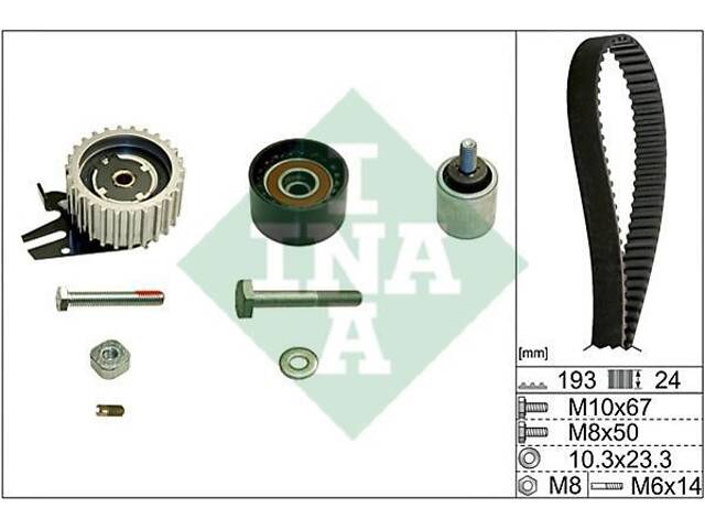 Комплект ремня ГРМ Opel Astra J 2009-2024 INA 530 0619 10 - Фото 1