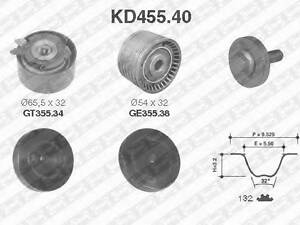 Комплект ременя ГРМ SNR KD45540 на RENAULT KANGOO Rapid (FC0/1_)