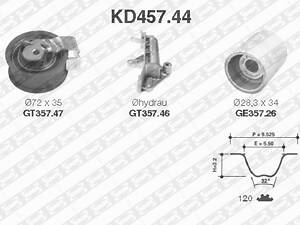 Комплект ремінця ГРМ SNR KD45744 AUDI A6 C5; FORD GALAXY I, SEAT ALHAMBRA, VW BORA, BORA I, GOLF IV, LUPO I, PASSAT B5,