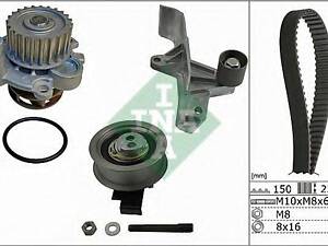 Комплект ремня ГРМ з помпою води INA 530054630 на AUDI A4 седан (8D2, B5)