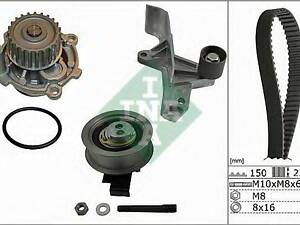 Комплект ременя ГРМ з помпою води INA 530054631 на AUDI A4 (8E2, B6)