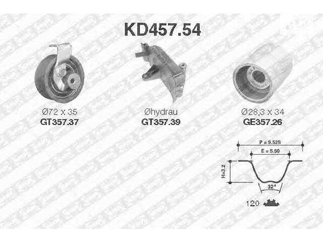 Комплект ременя ГРМ - Фото 1