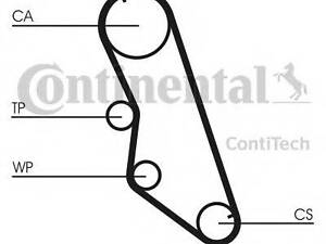 Комплект ременя ГРМ CONTITECH CT754K1 на CITROËN BX (XB-_)