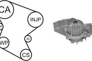 Комплект ременя ГРМ + водяний насос для моделей: CITROËN (C15, JUMPY, BERLINGO, XSARA, XSARA, XSARA, JUMPY), FIAT (SCUDO, SCUD