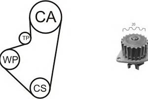 Комплект ремня ГРМ + водяной насос для моделей: CITROËN (ZX, AX,BX,C15,SAXO,BERLINGO,BERLINGO), PEUGEOT (106,205,205,10