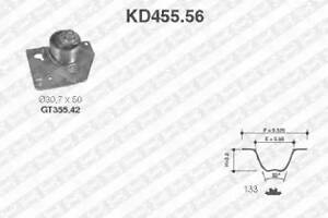 Комплект ремня ГРМ, Renault Laguna, Megane, Scenic 1.9dCi 02-