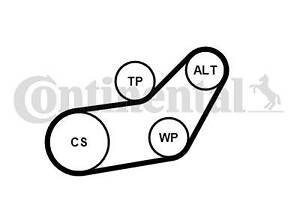 Комплект ремня ГРМ 6PK1045WP1