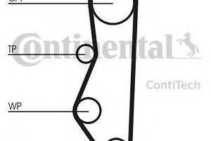 Комплект ремня ГРМ CONTITECH CT527K2 на LADA SABLE (21099)
