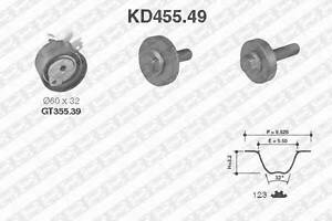 Комплект ременя ГРМ KD455.49