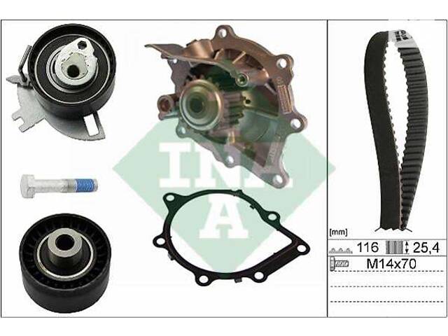 Комплект ремня ГРМ с помпой