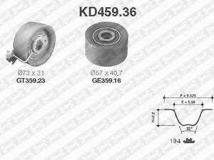 Комплект ремня ГРМ SNR KD45936 на CITROËN C3 I (FC_)