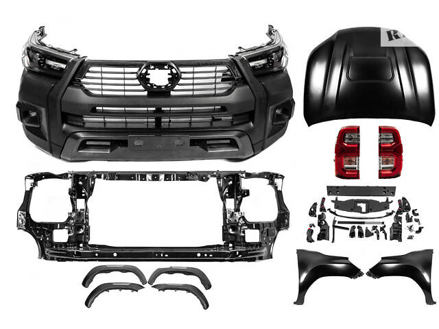 Комплект рестайлинга в 2022 году для Toyota Hilux 2006-2015 гг