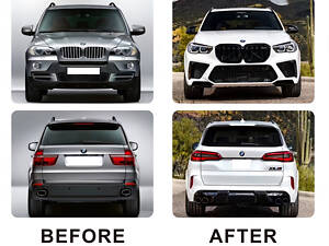 Комплект рестайлинга в X5M F95 2019 г. для BMW X5 E-70 2007-2013 гг