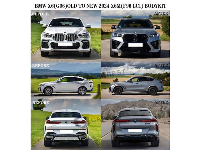 Комплект рестайлинга в X6M F96 2024г. для BMW X6 G06 2019-2024 гг