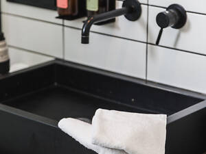 Комплект полотенец Ecotton 30х30 см махровые 6 шт. салфетки для рук 380 г/м² белый White