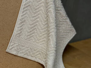 Комплект полотенец Ecotton 30х50 см махровые 6 шт. салфетки для рук 380 г/м² бежевый.