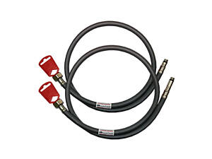 Комплект шлангів для води SANTAN антикорозія M10х1/2'' 100 см (пара) Г-КШ, Г-ДШ