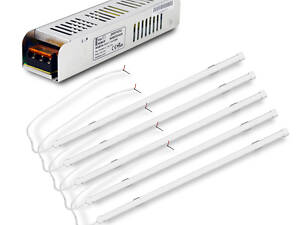 Комплект світильників LED FARADAY Electronics 5 шт і Блок живлення BGL1-12V120W