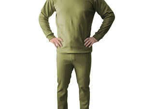 Комплект термобелья (штаны+ футболка с длинным рукавом), Олива