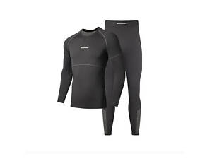 Комплект термобілизни чоловічої Naturehike CYY2342GC010, демісезон, розмір XXL, графіт