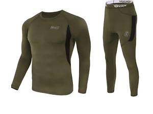 Комплект термобілизни ESDY Tactical Fleece Thermal Suit Хакі