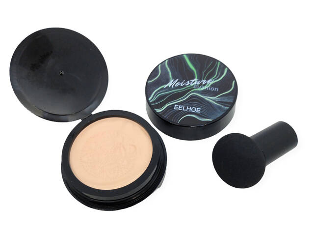 Комплект тональний крем кушон беж + база під макіяж натуральний фініш зволожуючий Mushroom Head Beauty Cream + Jolyum - Фото 4