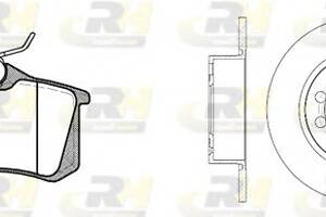 Комплект тормозной диск и колодки для моделей: AUDI (A3), SEAT (ALTEA,TOLEDO,LEON,ALTEA), SKODA (OCTAVIA,OCTAVIA,YETI)