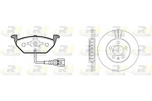 Комплект тормозной диск и колодки для моделей: AUDI (A3), SEAT (IBIZA,IBIZA), SKODA (OCTAVIA,OCTAVIA,ROOMSTER,ROOMSTER