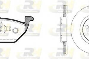 Комплект тормозной диск и колодки  для моделей: AUDI (A3),  SEAT (TOLEDO,LEON), SKODA (OCTAVIA,OCTAVIA), VOLKSWAGEN (GOL