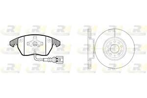 Комплект тормозной диск и колодки для моделей: AUDI (A3, A3,A3,TT,A3,A1), SEAT (ALTEA,TOLEDO,LEON,ALTEA), SKODA (OCTAVI