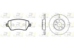 Комплект тормозной диск и колодки для моделей: DACIA (LOGAN), NISSAN (MICRA,MICRA,NOTE), RENAULT (MODUS,CLIO,TWINGO,CL