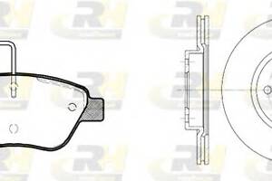 Комплект тормозной диск и колодки для моделей: FIAT (SIENA, DOBLO,DOBLO,BRAVO)