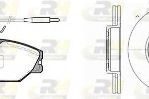 Комплект тормозной диск и колодки для моделей: RENAULT (LAGUNA, LAGUNA,MEGANE,MEGANE,MEGANE,MEGANE,MEGANE)