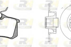 Комплект гальмівний диск та колодки для моделей: RENAULT (MEGANE, MEGANE, MEGANE, MODUS, CLIO, TWINGO, CLIO)