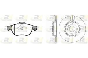 Комплект тормозной диск и колодки для моделей: RENAULT (SCENIC)